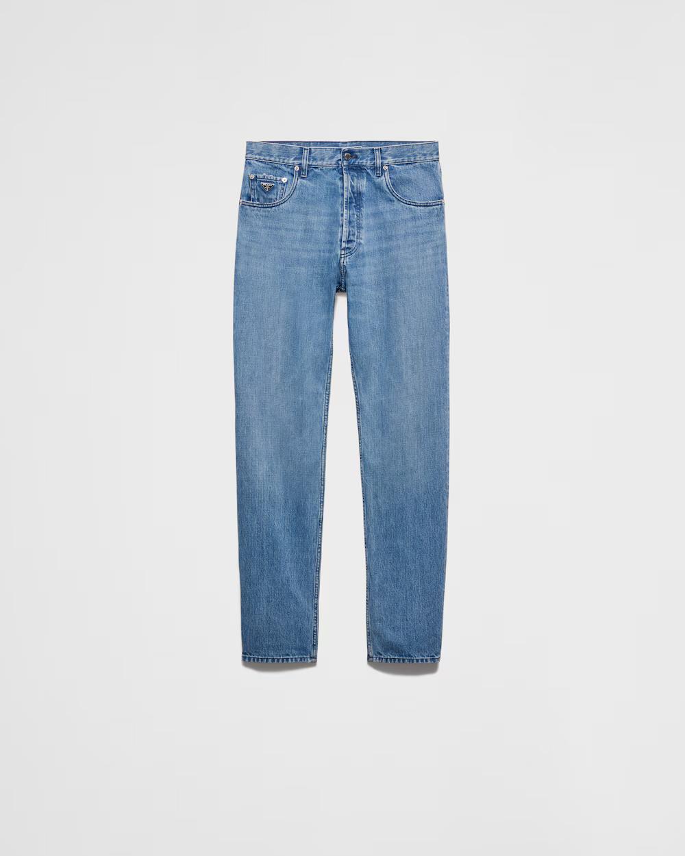 Low-rise denim jeans